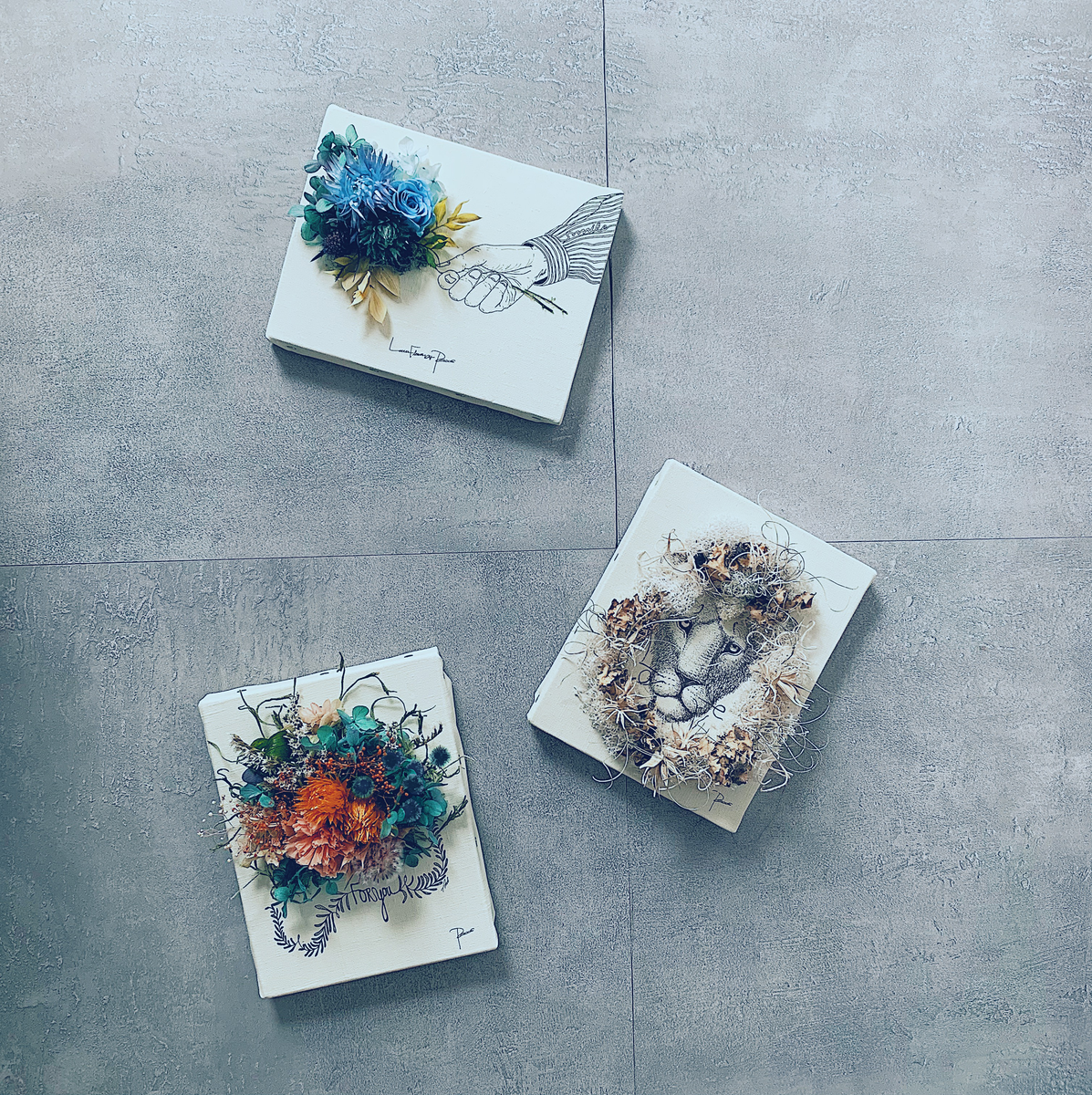 アルバム飾り　カーネーション　オーダー受付中( ＾∀＾) アルバム飾り 水族館セット オーダー受付中 - さやんちゅ