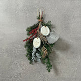 シーリングスワッグオーナメント（レッドグリーン）