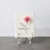 レターフラワー（THANK YOU / ローズピンクグラデーション）F0号