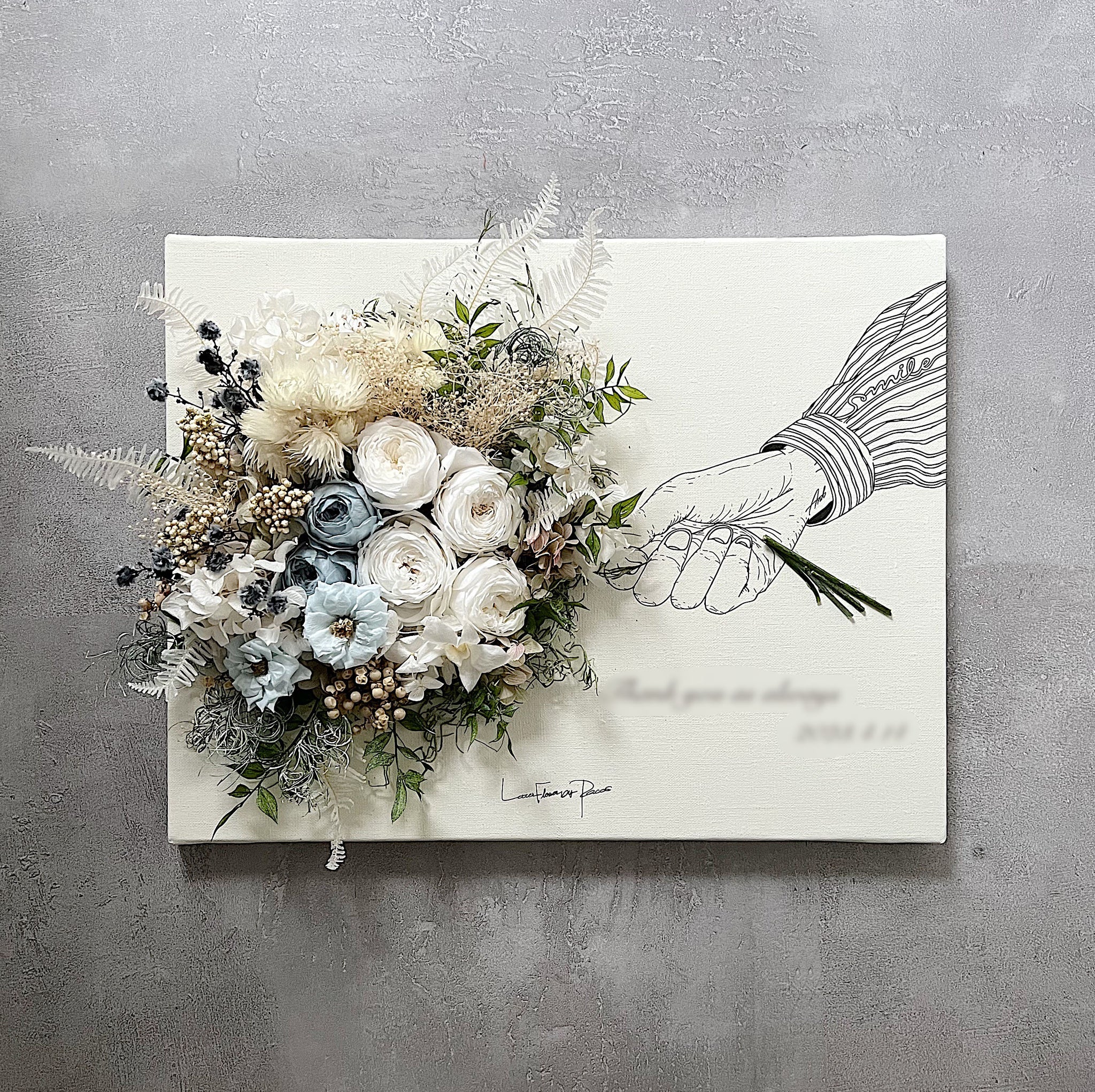 レターフラワーオーダー作成 / F6号 – パコスフラワー