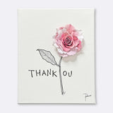 レターフラワー（THANK YOU / ローズピンクグラデーション）F3号