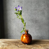 pomegranate vase M / Brown