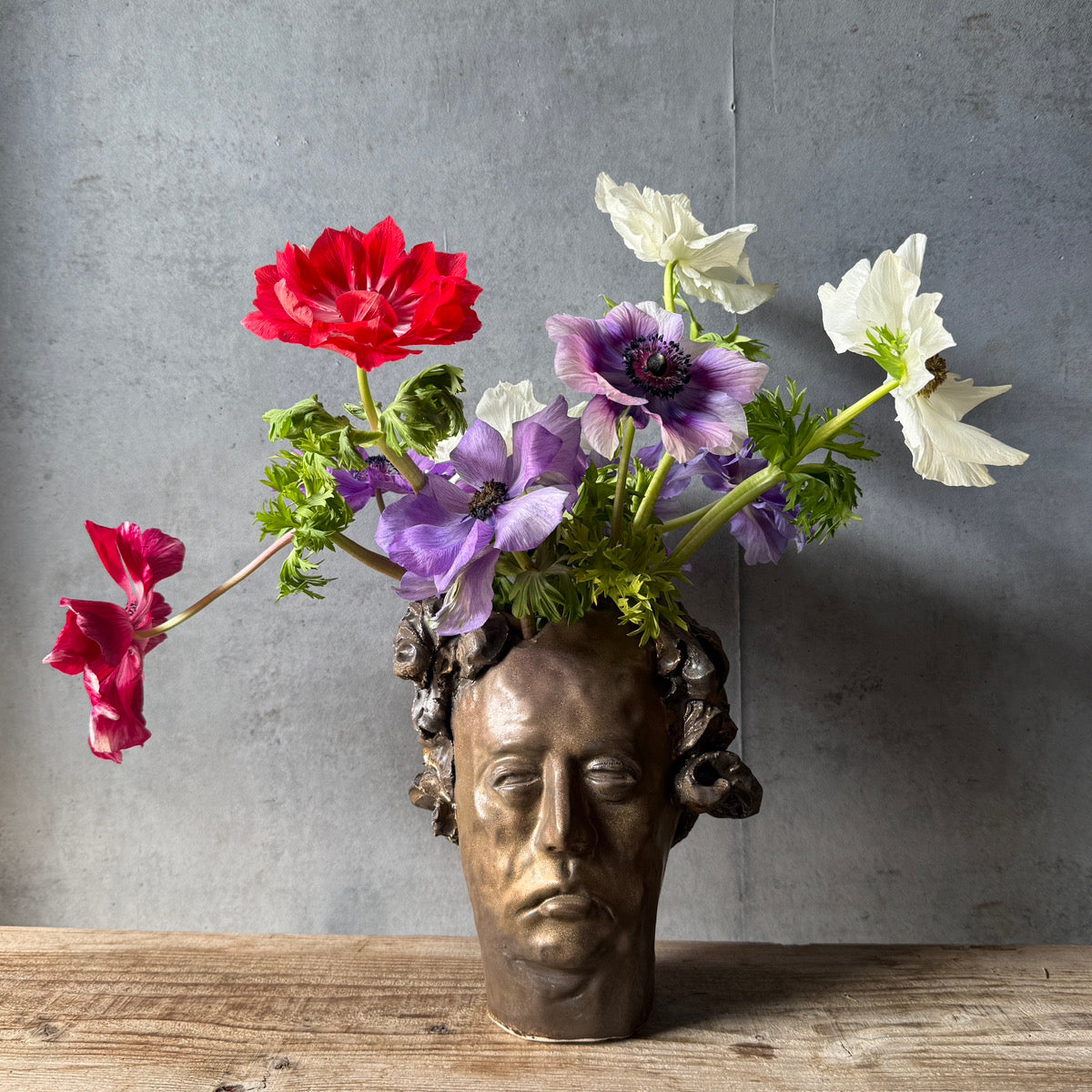 美品★オールドバカラ バンブー テーブル センター ピース フラワーベース/花器 オールド・バカラ 美術館級 大型 センターピース 花瓶 ブロンズ装飾