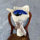 24本 青いバラ 生花｜プロポーズ用花束｜ラグジュアリーギフト｜パコスフラワー