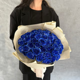 50本 青いバラ 生花｜プロポーズ用花束｜ラグジュアリーギフト｜パコスフラワー