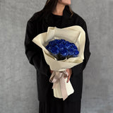 24本 青いバラ 生花｜プロポーズ用花束｜ラグジュアリーギフト｜パコスフラワー