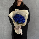 24本 青いバラ 生花｜プロポーズ用花束｜ラグジュアリーギフト｜パコスフラワー