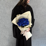 24本 青いバラ 生花｜プロポーズ用花束｜ラグジュアリーギフト｜パコスフラワー