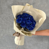 24本 青いバラ 生花｜プロポーズ用花束｜ラグジュアリーギフト｜パコスフラワー