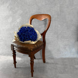 50本 青いバラ 生花｜プロポーズ用花束｜ラグジュアリーギフト｜パコスフラワー