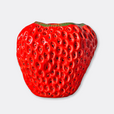 Strawberry vase L / Red