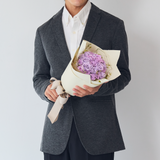 【期間限定価格｜リメイク可】24本 紫のバラ プリザーブドフラワー｜プロポーズ用花束｜ラグジュアリーギフト｜パコスフラワー