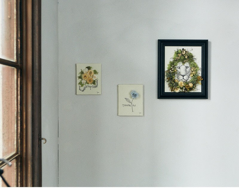 レターフラワー（HAPPY WEDDING / オールドローズホワイト ）SM