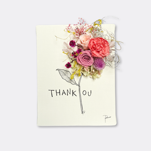 リラの花様 オーダー専用ページ レターフラワー(THANK YOU / ローズカーネーションブロッサム