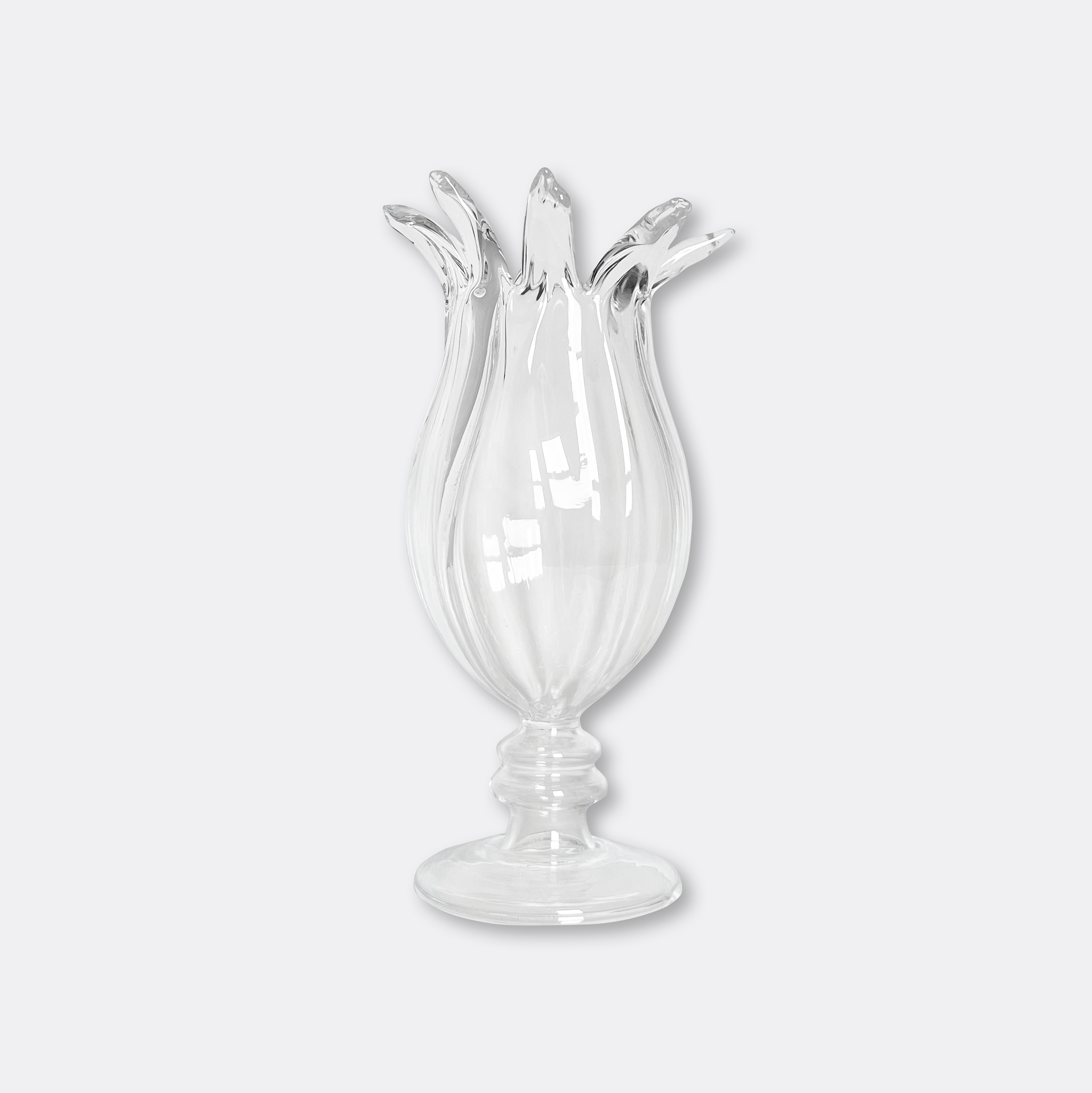 【最終値下　まもなく出品終了】 ヴィンテージ　ガラス　オブジェ　花瓶 DES POTS glass vase – パコスフラワー