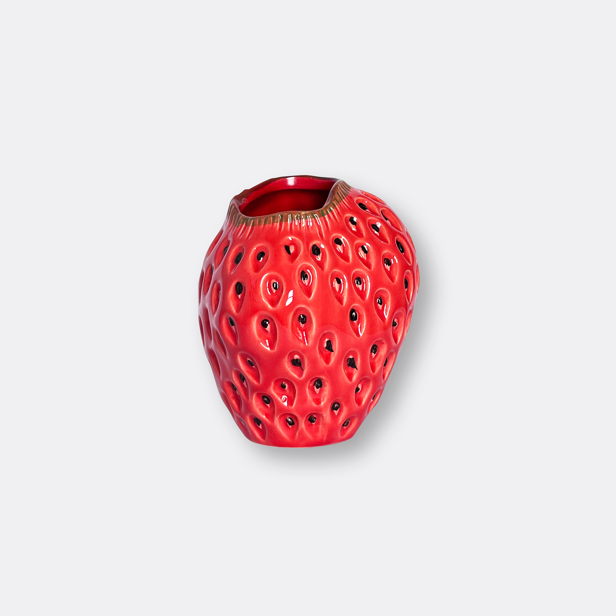 Strawberry vase S / Red – パコスフラワー